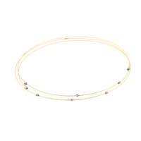 Collier Magic Wire Femme Stardust  in Or Diamante 0.16 Ct 41-C-GD-01 - 41-C-GD-01